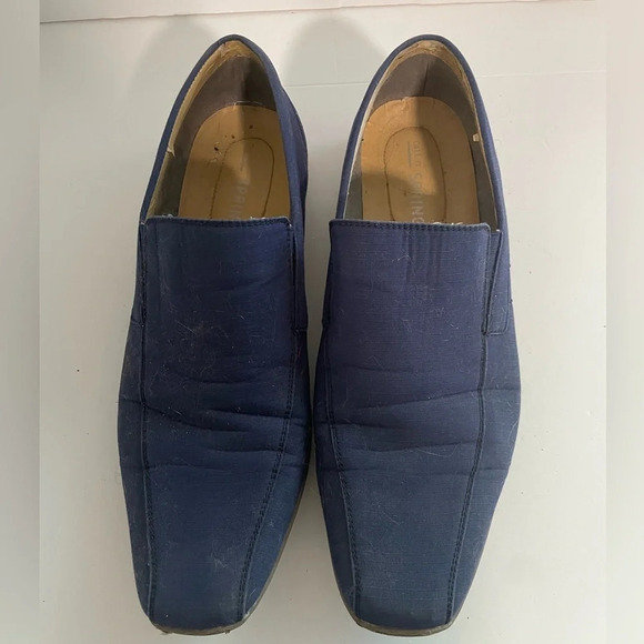 Call it Spring Men’s Canvas Blue  Loafers - 10 - Picture 2 of 11